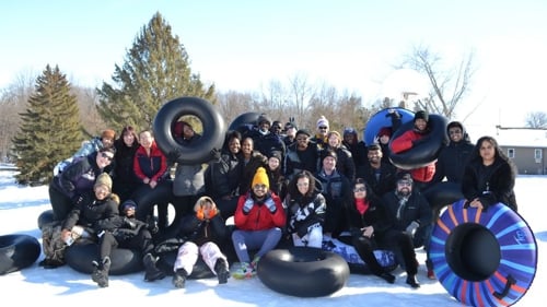 2023 attendees at the student leadership retreat