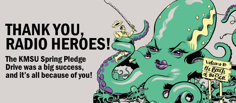 OCTOPUS WOMAN SAYS THANK YOU