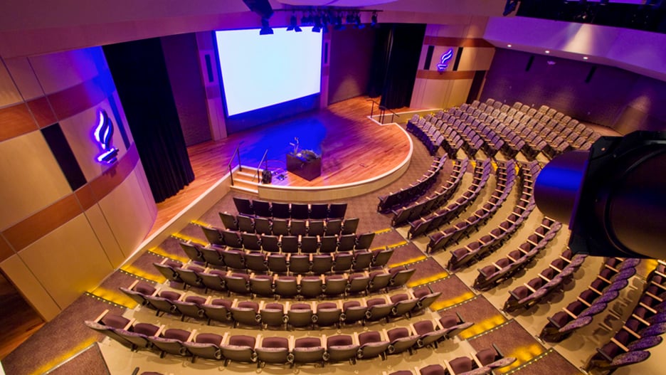 Overview of Ostrander auditorium