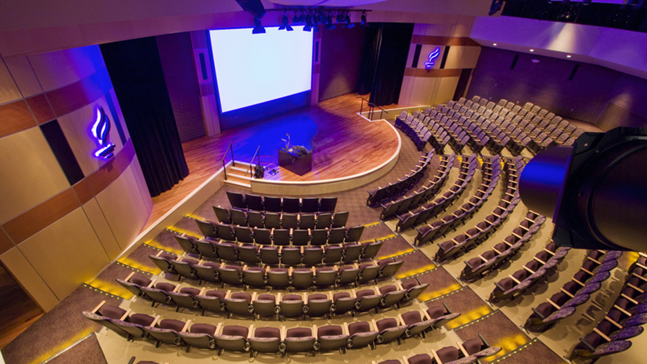 Overview of Ostrander auditorium