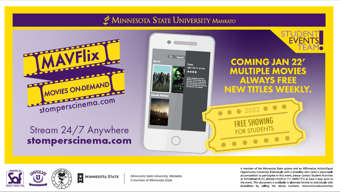 Stomper's Cinema Movie Showtimes Student and Public