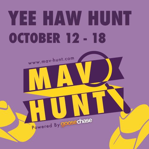 Yee Haw Hunt OCTOBER 12-18, 2020 Mav Hunt poster