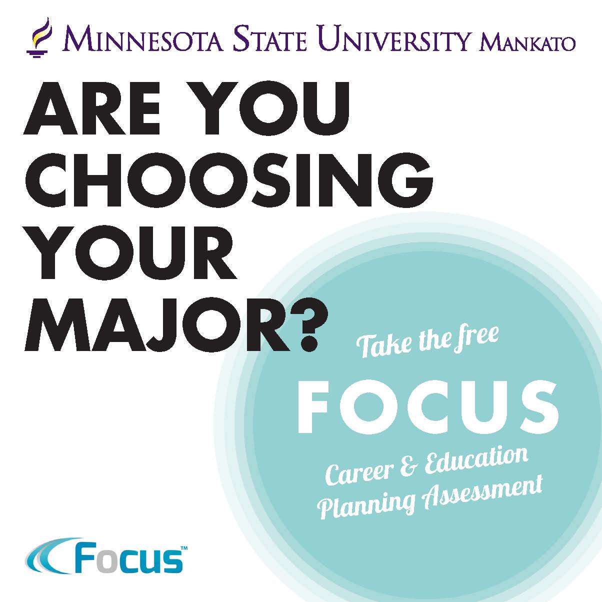 Are you choosing your major by focus which provides free career and educational assessment