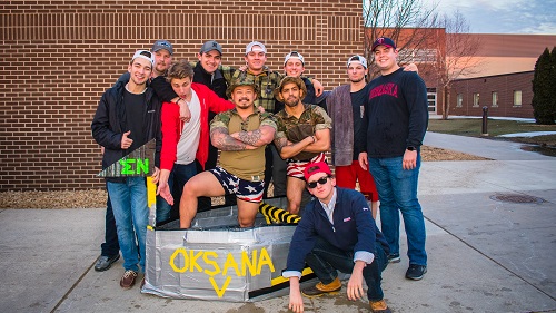 Sigma Nu Fraternity group photo