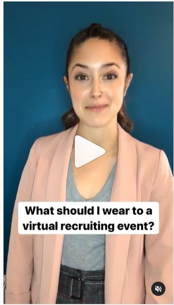 What should I wear to a virtual recruiting event?