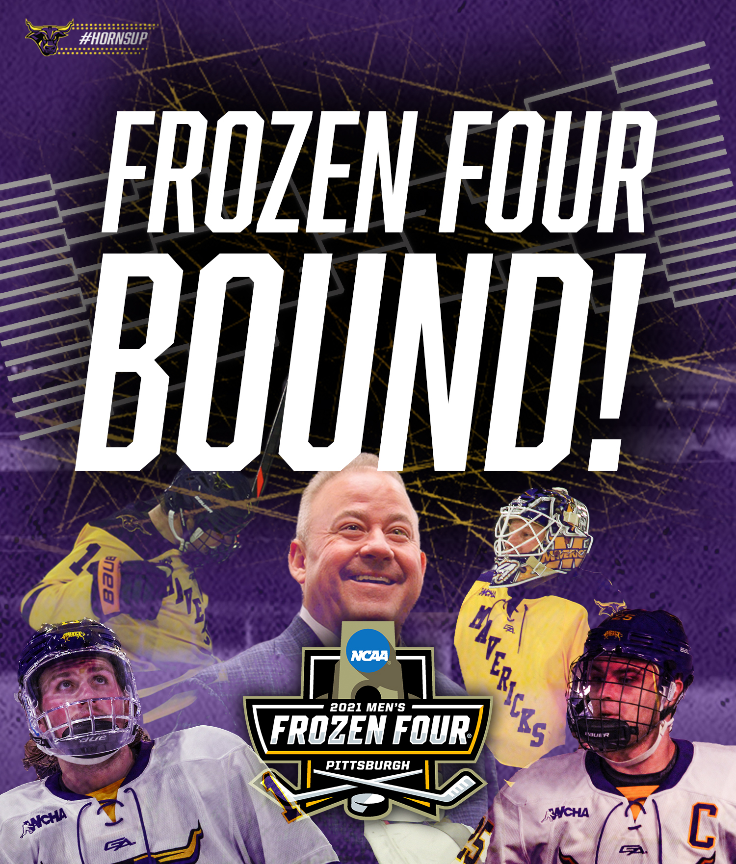 Maverick Men’s Hockey Team Headed to its First NCAA Frozen Four