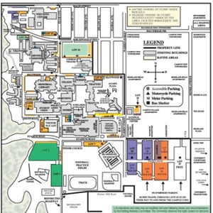 Minnesota State University, Mankato parking map image