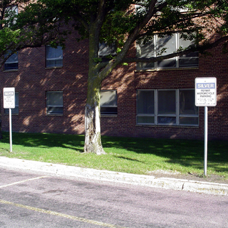 McElroy parking lot 15 entrance