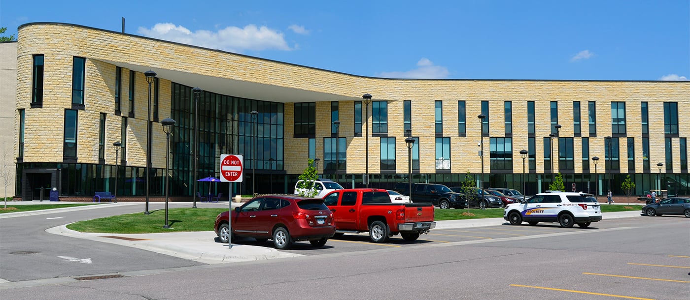 Clinical Sciences building parking lot