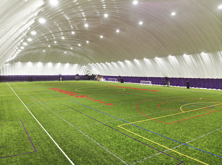 Interior of the Maverick All Sports Dome