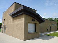 The Minnesota State University, Mankato west athletics concessions and restrooms building