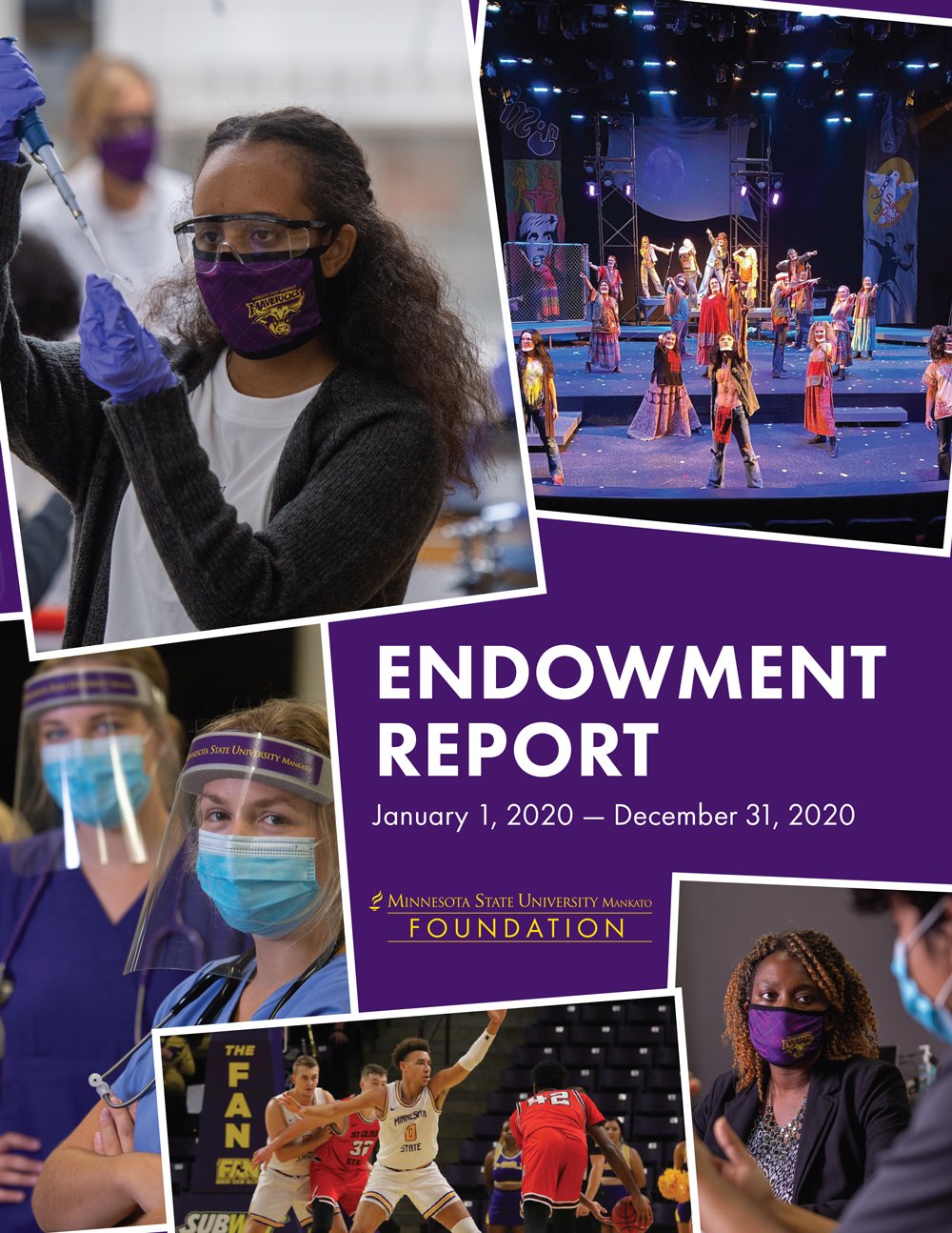 Cover of 2020 endowment report