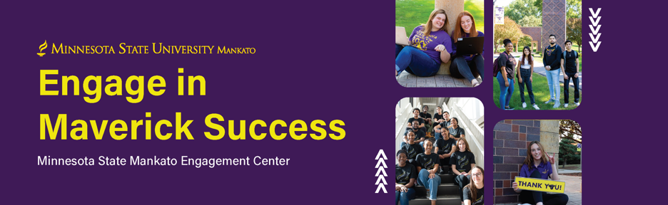 Engagement Ambassador page banner includes photos of students
