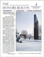 The Honors Beacon Fall 2011 Newsletter Cover
