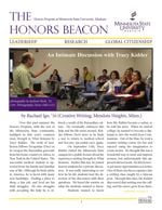 The Honors Beacon Fall 2013 Newsletter Cover