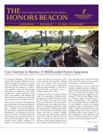 The Honors Beacon Fall 2015 Newsletter Cover