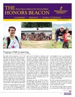 The Honors Beacon Fall 2017 Newsletter Cover