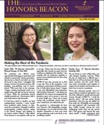 The Honors Beacon Fall 2020 Newsletter Cover