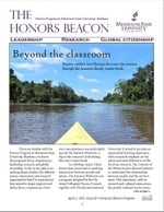 The Honors Beacon Spring 2012 Newsletter Cover