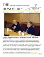 The Honors Beacon Spring 2013 Newsletter Cover