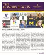 The Honors Beacon Spring 2019 Newsletter Cover