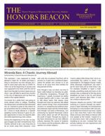 The Honors Beacon Spring 2020 Newsletter Cover