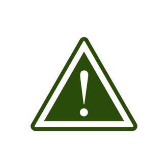 Green alert image icon