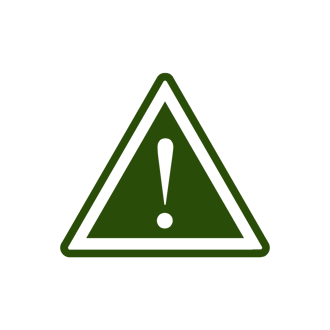 Green alert image icon