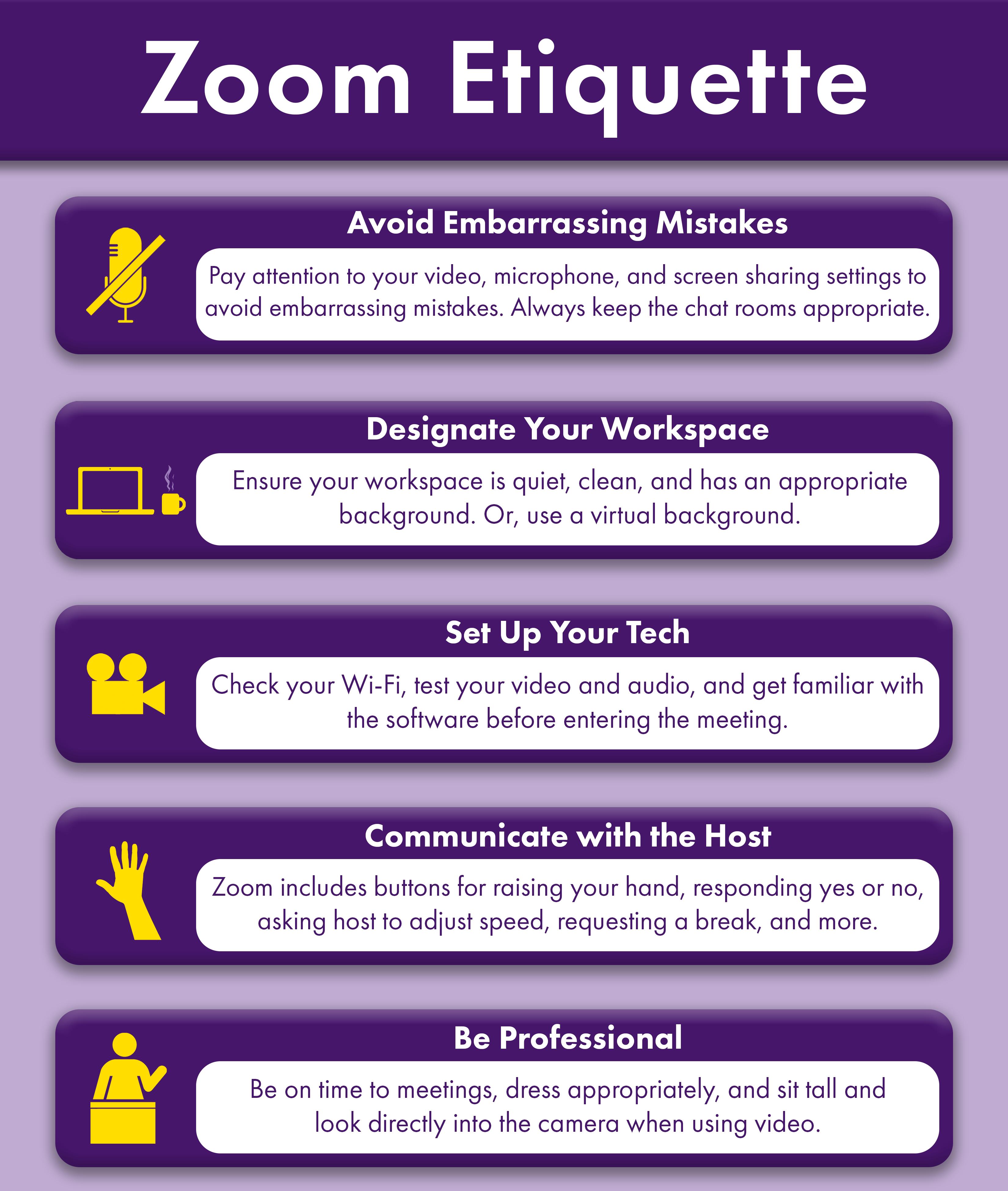 zoom presentation etiquette