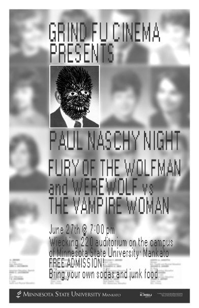 Fury of the Wolfman and Werewolf vs The Vampire Woman poster