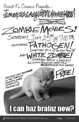 Pathogen and White Zombie Poster