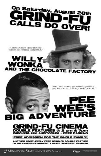 Willy Wonka and the Chocolate Factory and Pee Wee's Big Adventure