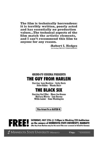 The Guy From Harlem and The Black Six poster
