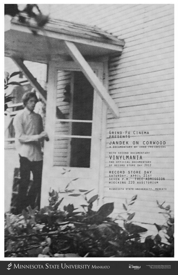 RECORD STORE DAY and Jandek On Corwood and Vinylmania Poster