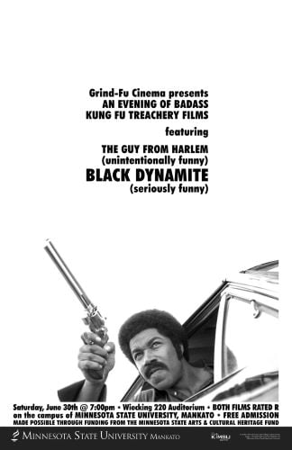 The Guy From Harlem and Black Dynamite poster