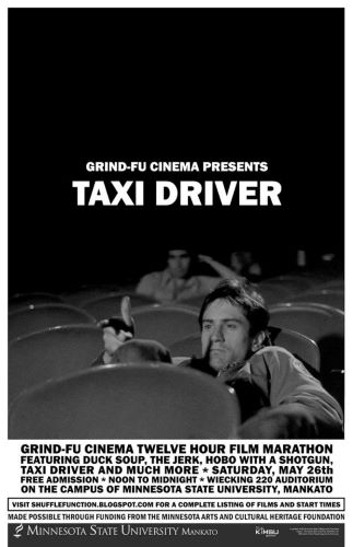 GRIND-FU TWELVE HOUR MARATHON featuring Dondero a Cappella Choir Concert Highlights and Mankato: Casefile 56001 and Pathogen and Duck Soup and Bucket of Blood and The Jerk and Hobo With a Shotgun and Taxi Driver poster