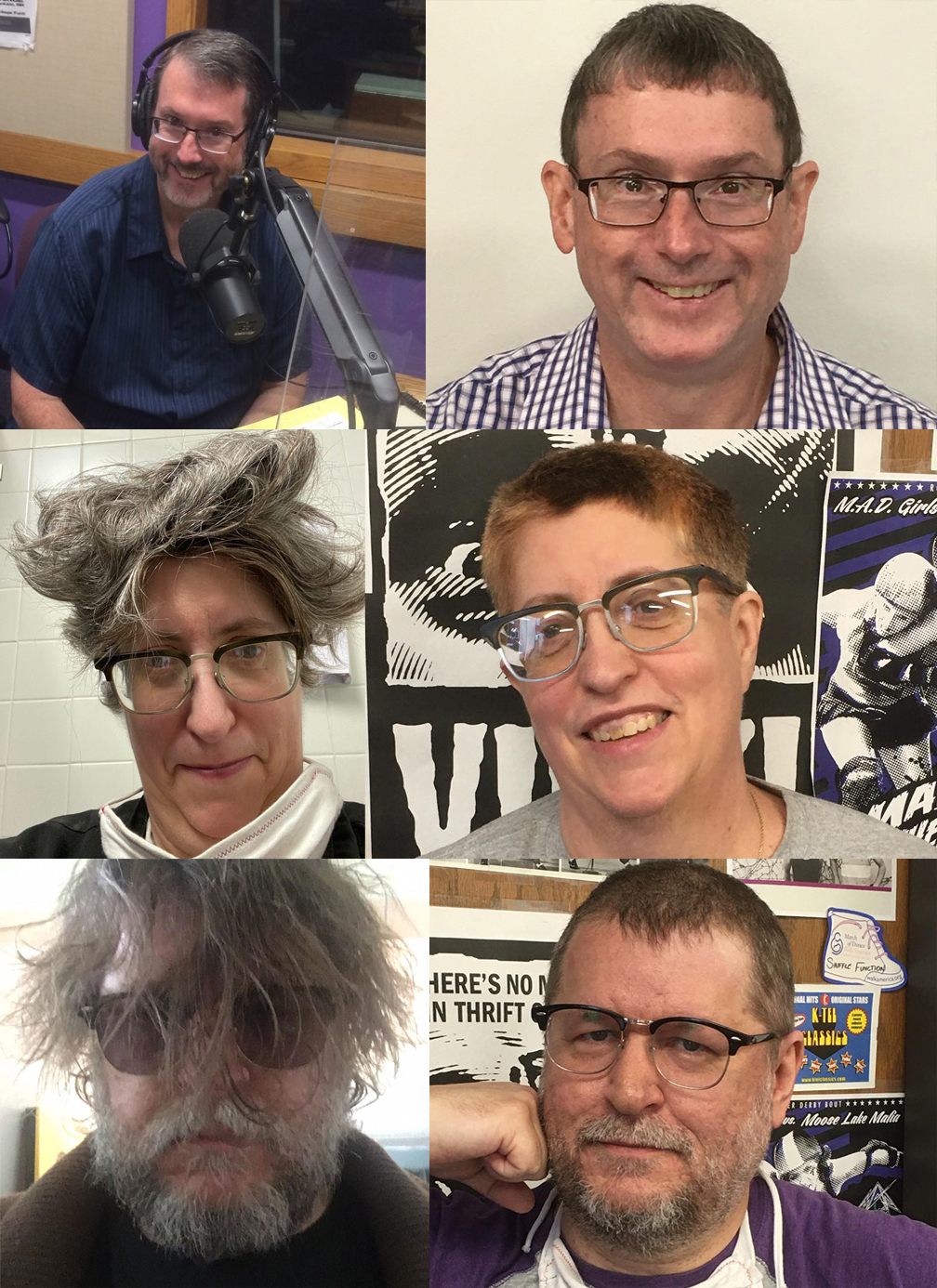 a collage of a person and person wearing glasses