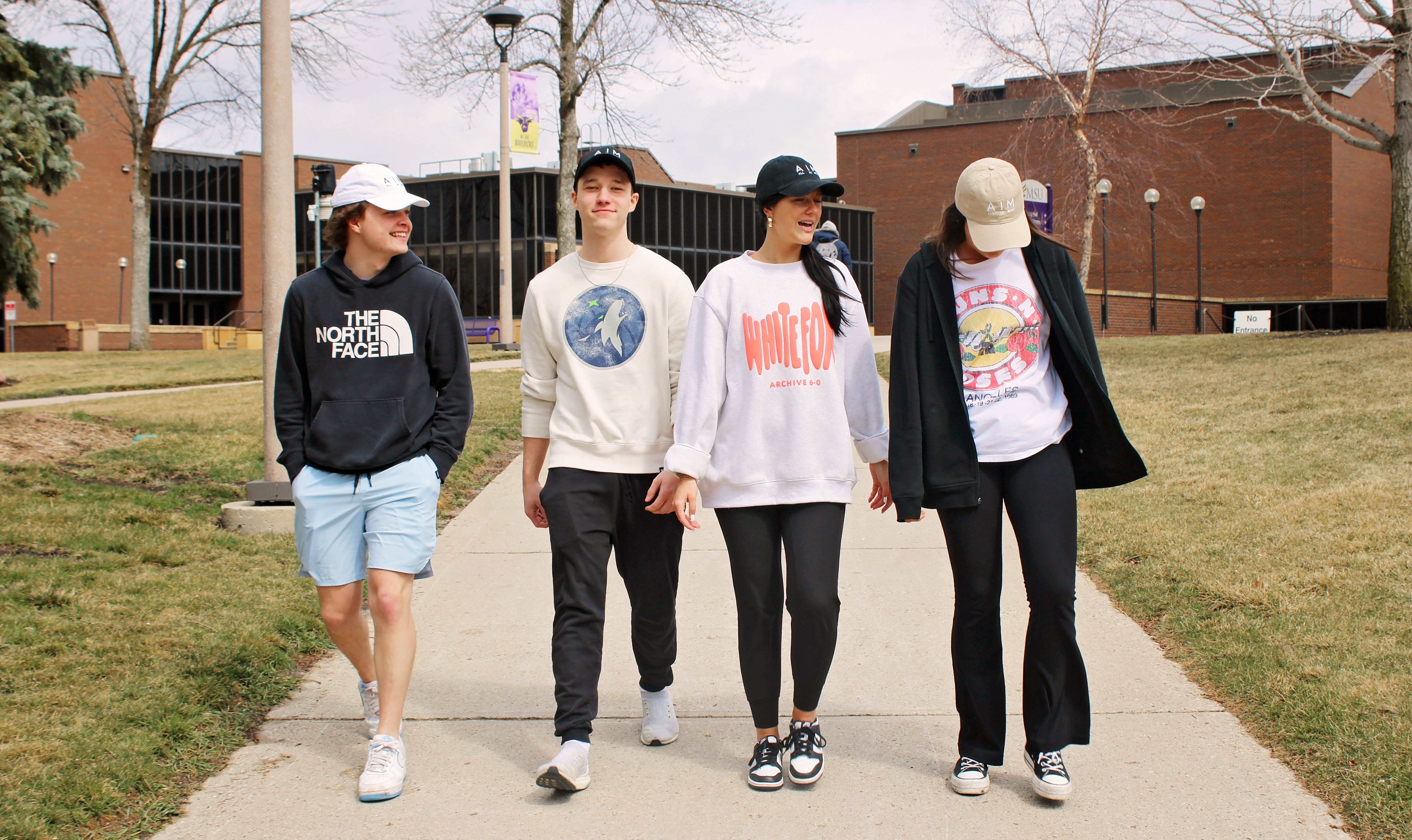 image of Students walking