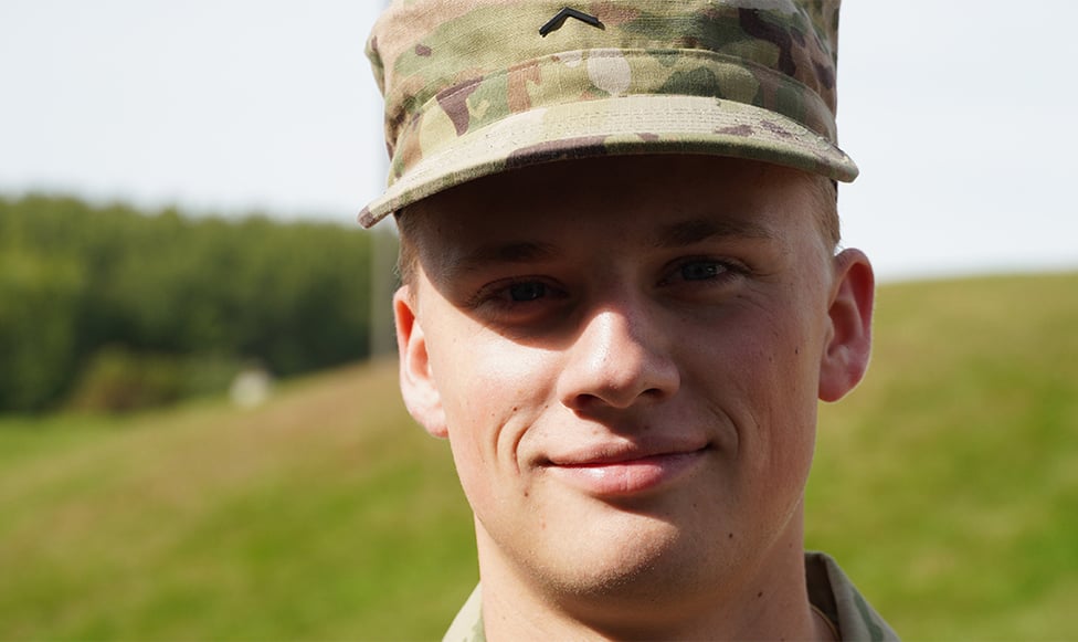 close up of a cadet