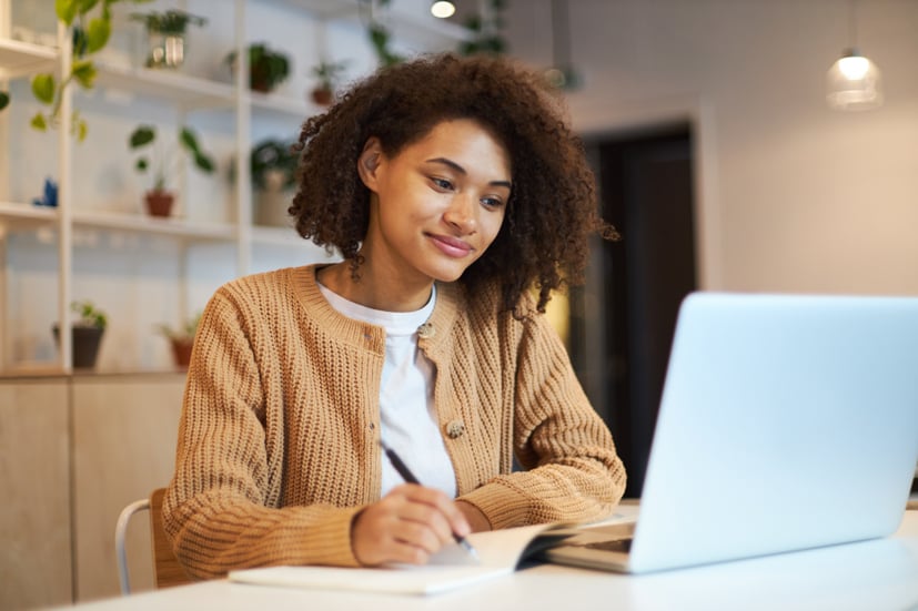 Women working on computer.