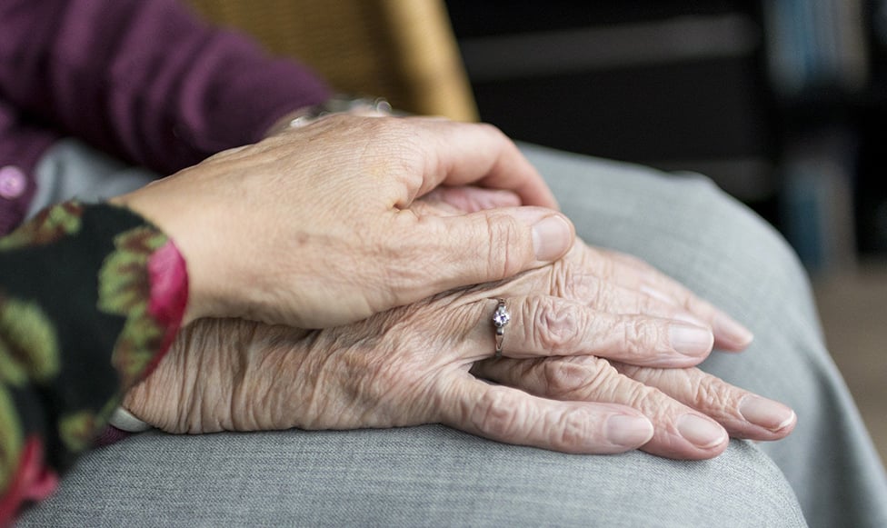 a close up of hands