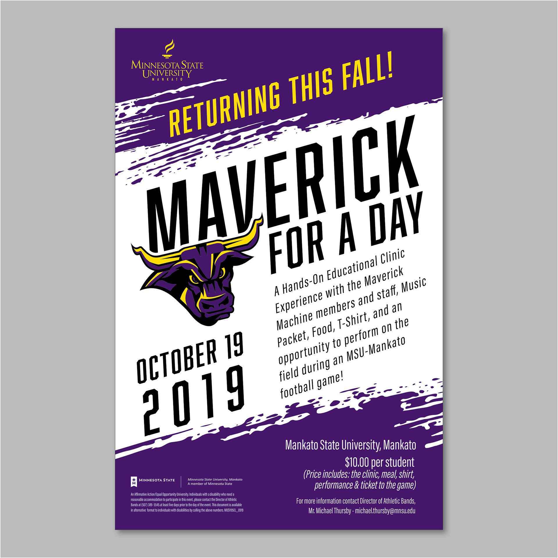 Maverick for a day, a hands-on educational clinic experience with maverick machine member poster