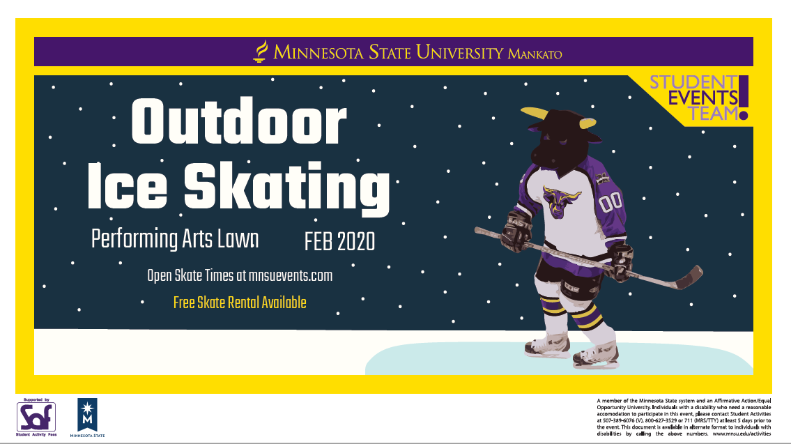Outdoor Ice Skating Minnesota State University, Mankato