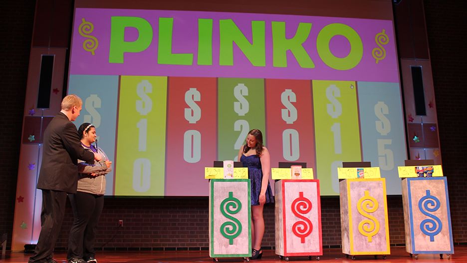 The Student Events Team and Summit and Jacob Heights presents The Price is Right game in the Ostrander Auditorium with the ever-energetic host, Alex Arndt