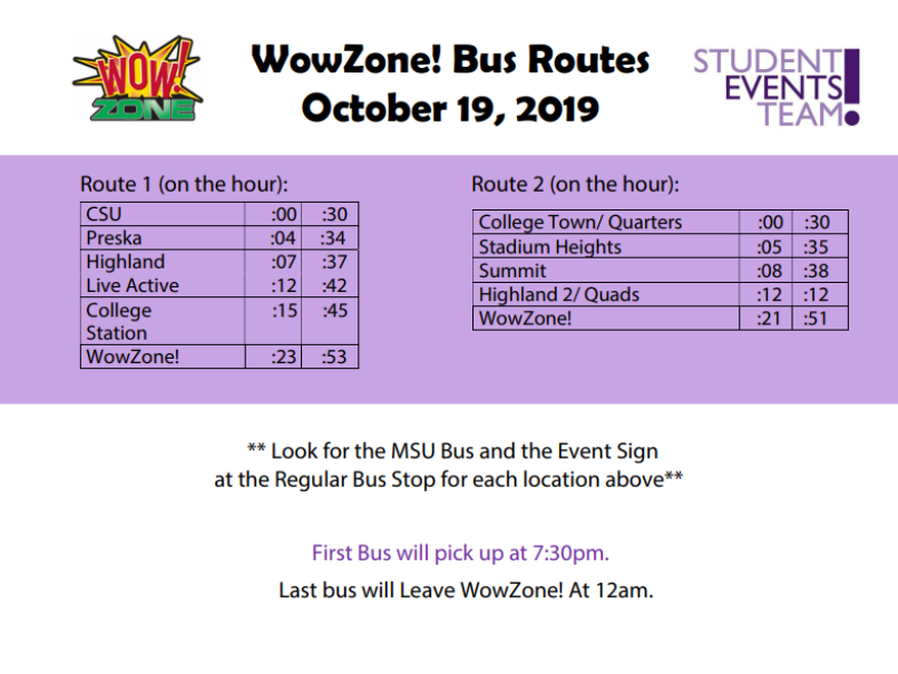 image of bus schedule
