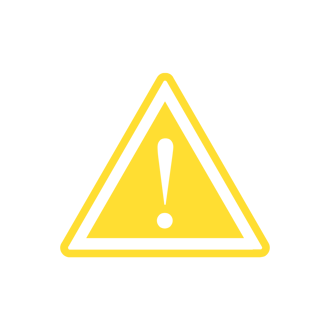 Yellow alert image icon